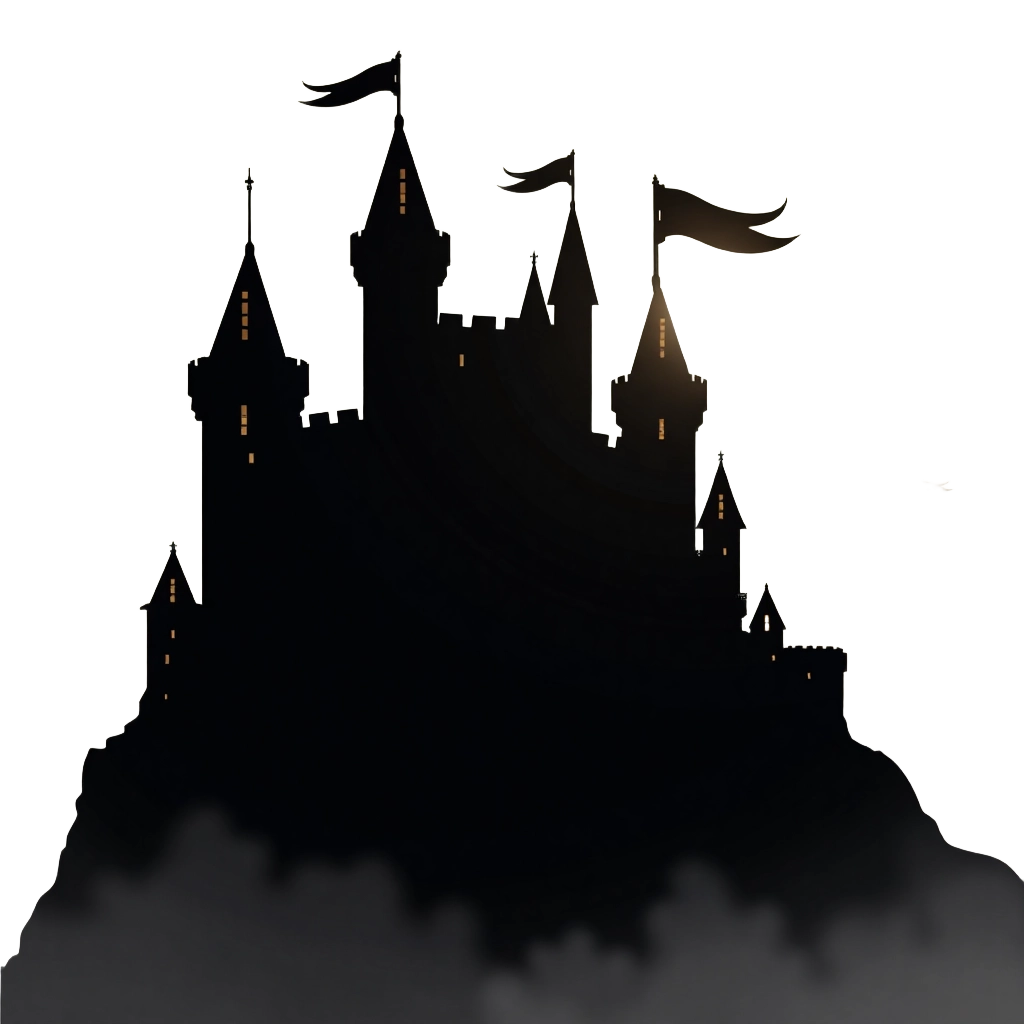 Mystical Castle Silhouette